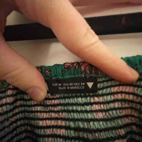 SOLD: NOT ON POSHMARK -  Floral Miami Zara Crop Top - Picture 4 of 4